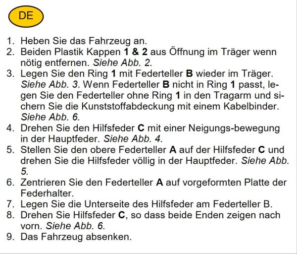 für Passat B9 MAD Höherlegungsfedern Zusatzfedern Verstärkungsfedern Hinterachse HV-199525