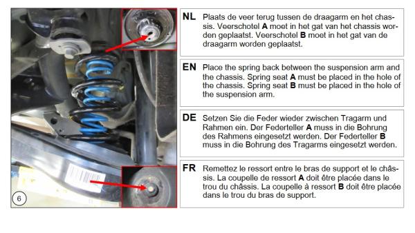 für Volvo C40 MAD Zusatzfedern Höherlegungsfedern 20mm Verstärkung HA HV-202435