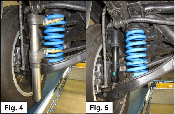 für SsangYong Rexton YK Y400 MAD verstärkte Höherlegungsfedern 20mm Verstärkung HA HV