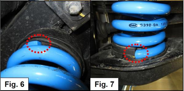 für SsangYong Rexton YK Y400 MAD verstärkte Höherlegungsfedern 20mm Verstärkung HA HV