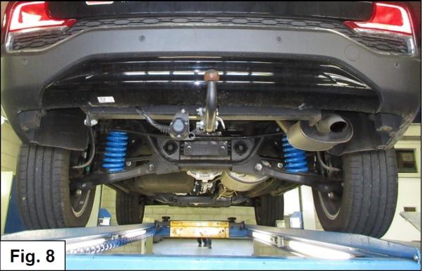 für SsangYong Rexton YK Y400 MAD verstärkte Höherlegungsfedern 20mm Verstärkung HA HV