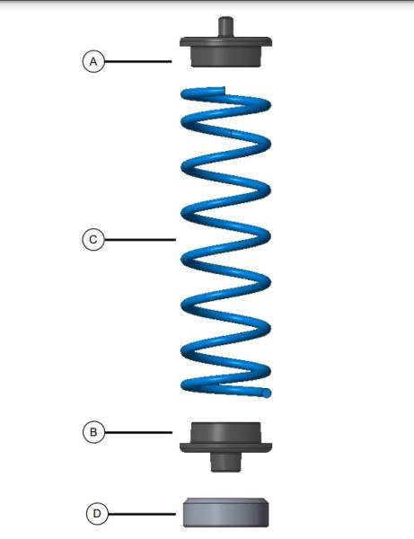 MAD Zusatzfedern für X-Trail T33 Höherlegung 20mm Verstärkung Serienfeder HA HV-314435