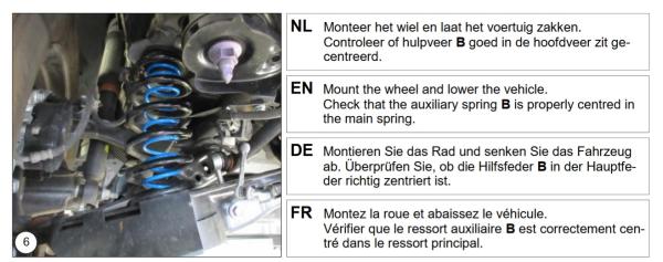 für Toyota RAV4 A5 MAD Zusatzfedern Verstärkung der Serienfeder Höherlegung 20mm