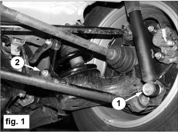 für Toyota RAV4 II A2 MAD verstärkte Höherlegungsfedern 20mm Verstärkung HA HV-364498