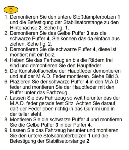 für Toyota RAV4 II A2 MAD verstärkte Höherlegungsfedern 20mm Verstärkung HA HV-364498