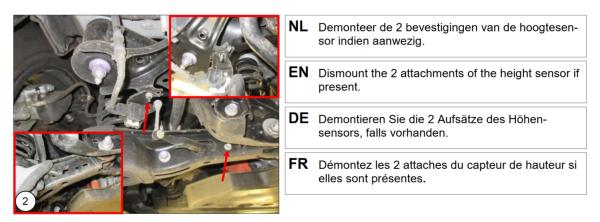 für RAV4 V A5 H5 Hybrid MAD Verstärkte Federn Höherlegungsfedern 25-30mm HA