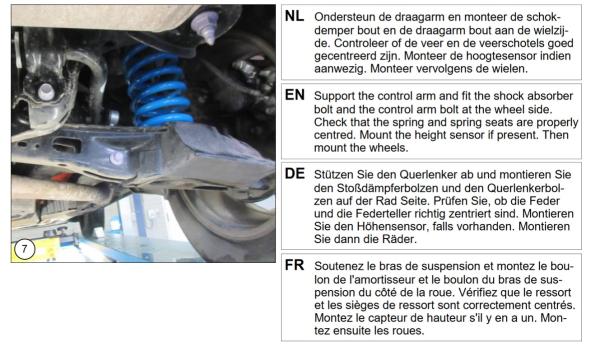für RAV4 V A5 H5 Hybrid MAD Verstärkte Federn Höherlegungsfedern 25-30mm HA