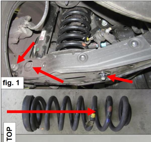 für Kia Sorento UM MAD Zusatzfedern Verstärkung der Serienfeder Höherlegung HA H