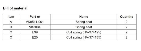 Sorento IV MQ4 MAD Zusatzfedern Verstärkung der Serienfeder ohne Niveauregulieru