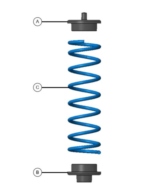 für Sorento IV MQ4 MAD Zusatzfedern Verstärkung der Serienfeder Höherlegung HA