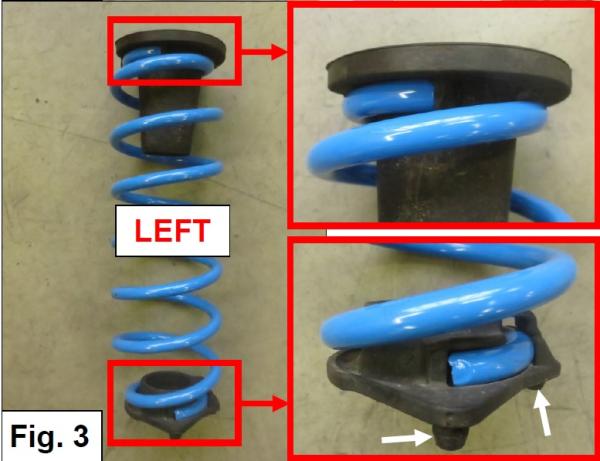 für Honda Civic Tourer FK MAD verstärkte Höherlegungsfedern ca. 20mm Verstärkung Hinterachse