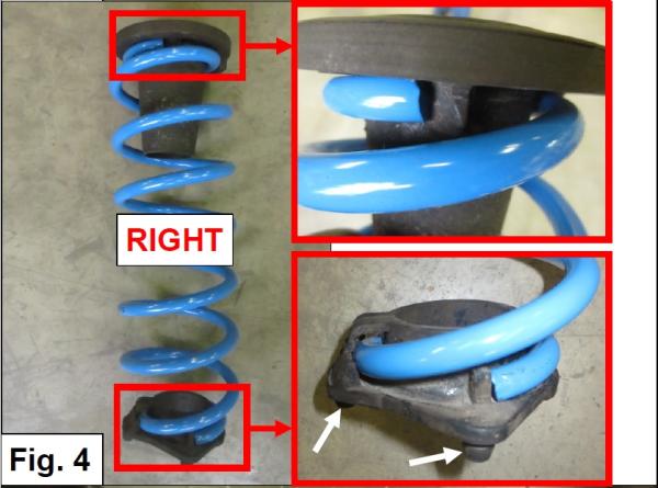 für Honda Civic Tourer FK MAD verstärkte Höherlegungsfedern ca. 20mm Verstärkung Hinterachse
