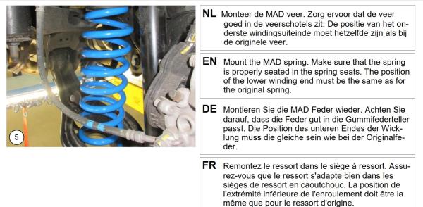für Hyundai Tucson NX4 MAD Verstärkte Federn Höherlegungsfedern 15mm HA V-491108