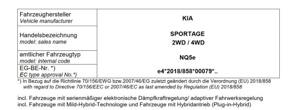 für Hyundai Tucson NX4 MAD Verstärkte Federn Höherlegungsfedern 15mm HA V-491108