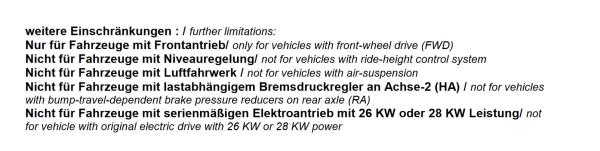 Für Hyundai I30 PD Kombi MAD Höherlegungsfedern Verstärkungsfedern HA