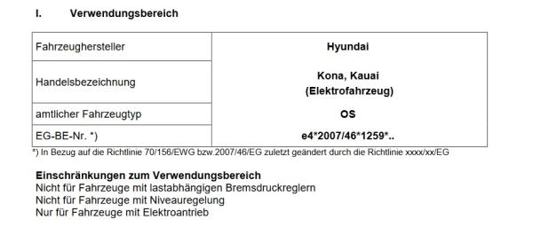 für Hyundai Kona OS Elektro MAD verstärkte Höherlegungsfedern HA ca. 15mm 493198