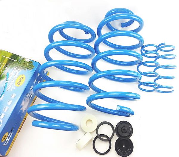 für Opel Zafira Life MAD Höherlegungsfedern verstärkt 25-30mm Zusatzfedern VA HA Set HV-368161