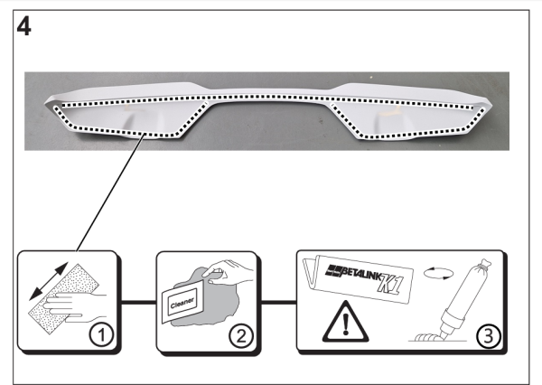 Irmscher Bodykit S Frontspoilerlippe Dachspoiler für Transit und Tourneo Custom