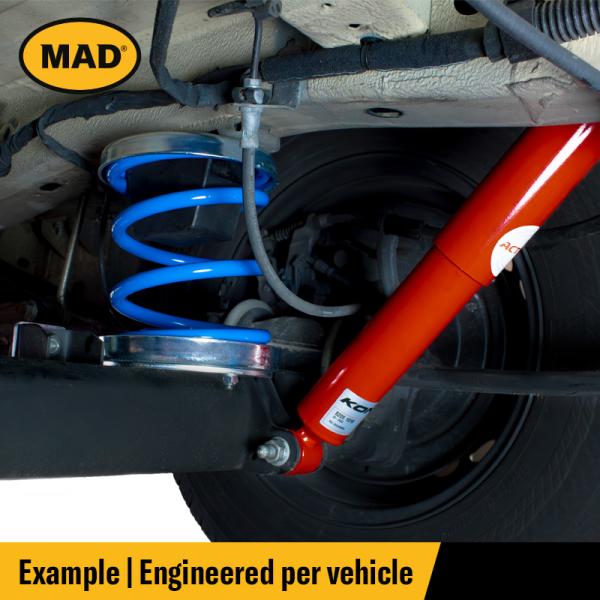 für Ducato Medium Duty Höherlegungsfahrwerk 469mm Koni Active Dämpfer mit MAD Federn