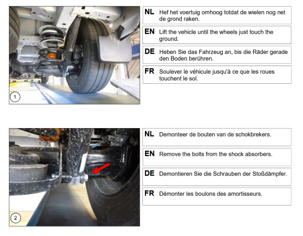 MAD verstärkte Höherlegungsfedern Medium Duty für VW T7 Transporter Caravelle
