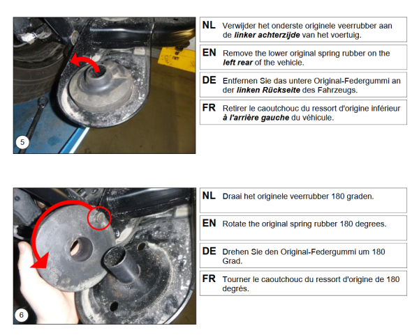 MAD verstärkte Höherlegungsfedern Medium Duty für VW T7 Transporter Caravelle