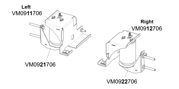 für Rapido S80 Neo MAD Zusatzluftfeder Bedienteil am Sitz HA Sprinter AL-KO Hinterachse