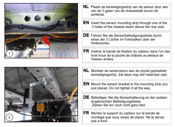 MAD Zusatzluftfeder SmartAir Luftfederung HA für Interstar XDD FWD