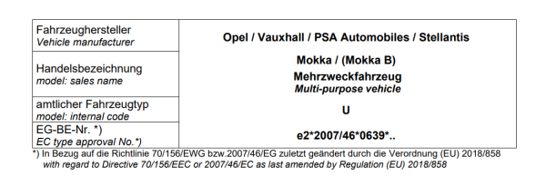 für Opel Mokka B verstärkte Höherlegungsfedern Verstärkungsfedern 20mm HA HV-133488