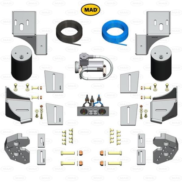MAD Zusatzluftfeder mit Bedienteil für Rapido 8066df 8086df 8096df Wohnmobil FCA PSA HA AL-KO