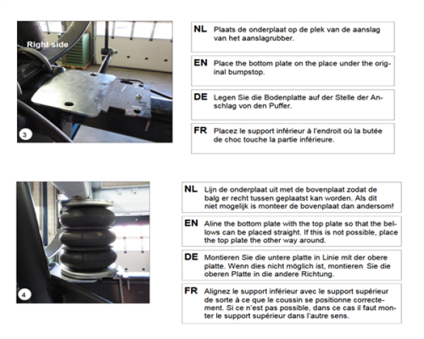 für Ford Transit V VI Pritsche MAD Zusatzluftfeder Basis HA Frontantrieb NR-067104-B
