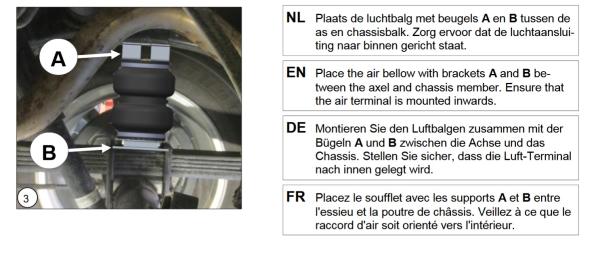 für L200 MAD Höherlegungsfedern Zusatzluftfedern Basis Luftfederung inkl Kompressor Set