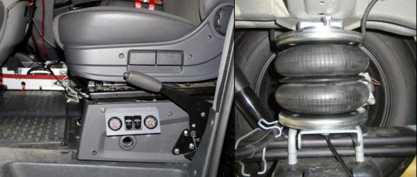 Für Ducato 250 290 MAD Zusatzluftfeder Komfort Sitz Luftfederung + Kompressor HA