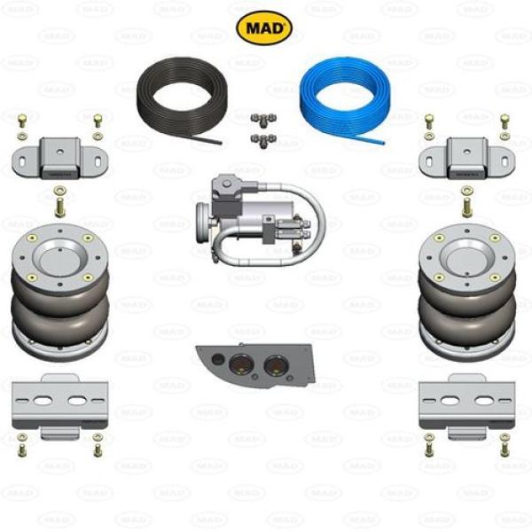 Wohnmobil auf Jumper 250 290 Basis MAD Komfort Luftfederung + Kompressor Set HA