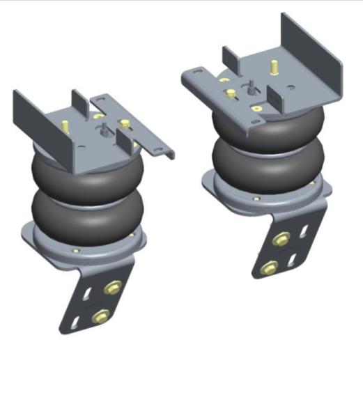 für Master III Zwillingsbereifung MAD Zusatzluftfeder 8 Zoll + Kompressor Set HA