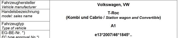 für VW T-Roc A1 ohne Tieferlegung MAD Zusatzluftfeder Polybalg NR-197166