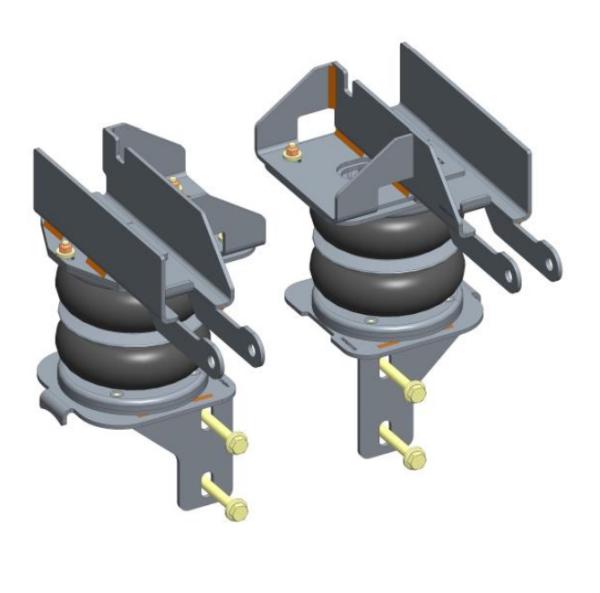 Crafter bis 5t RWD MAD Zusatzluftfeder 6 Zoll Automatische Niveauregulierung HA