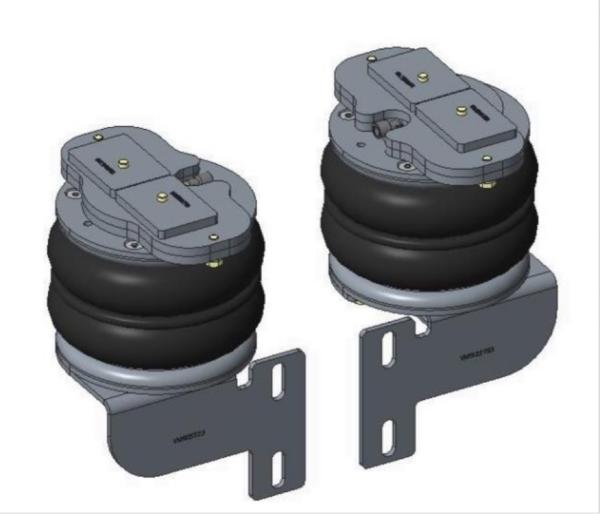 Offroad Set Komfort für MAN TGE MAD Höherlegungsfedern Zusatzluftfedern + Monobloc Felgen 8.5x18