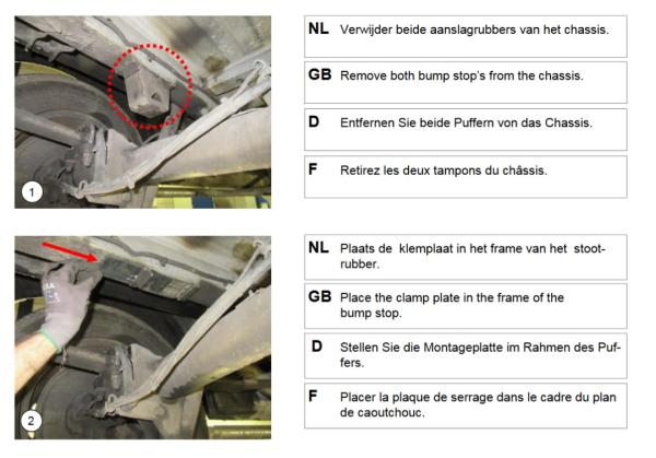 für Sprinter W907 907 MAD Zusatzluftfeder Basis Luftfederung HA NR-197534-B