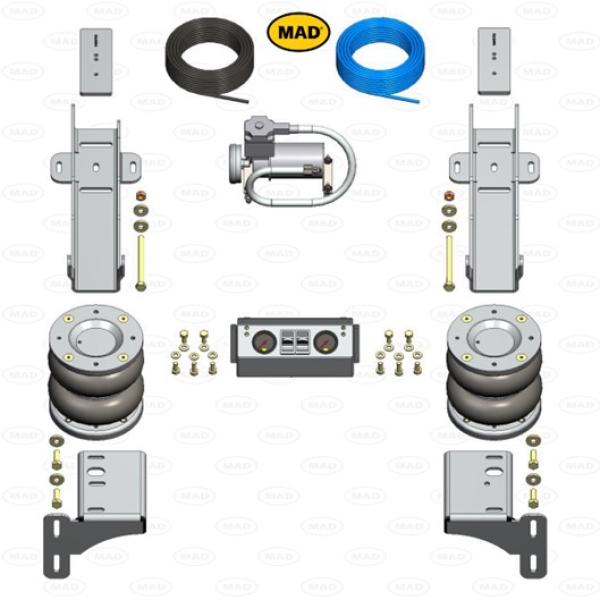 Sprinter 907 MAD Zusatzluftfeder Kompressor Bedienteil am Sitz HA NR-197534-CS1