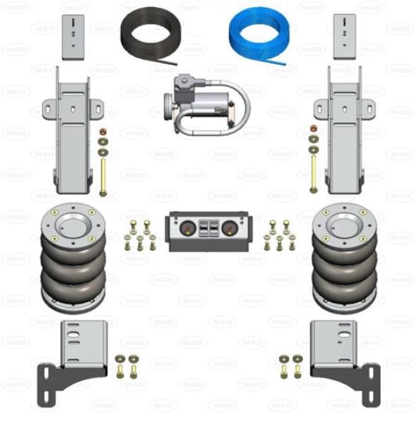 für Sprinter 907 Allrad 4x4 Bedienteil am Sitz MAD Zusatzluftfeder NR-197564-CS1
