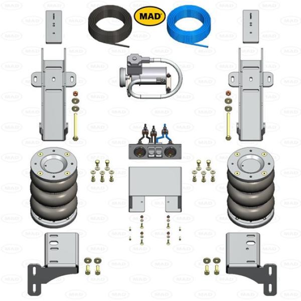 für Sprinter 907 Allrad 4x4 Bedienteil fahrzeugspezifisch MAD Zusatzluftfeder Luftfederung Komfort NR-197564-CS
