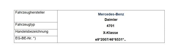 für Mercedes X-Klasse 470 MAD Zusatzluftfeder Polybalg NR-317086