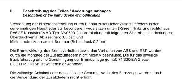 für Hyundai Tucson III TL MAD Zusatzluftfedern Polybalg Luftfederung Hinterachse NR-377056