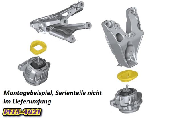 20- PU Verstärkungseinsatz Motorlager für BMW M2 F87 PFF5-4021 70 Shore Powerfle