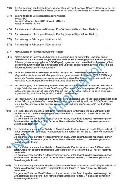 für Amarok Höherlegungsfedern Zusatzluftfedern Komfort Plus Bluster Felgen 18 Zoll VA HA