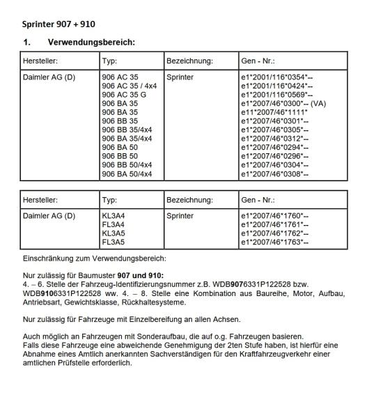 Conti VanContact Camper Komplettrad für Sprinter 910 mit 255/55 18 auf Fondmetal Felge schwarz