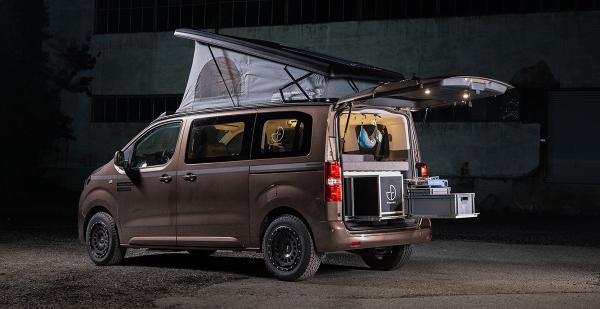 Höherlegungsfahrwerk für Peugeot Expert Traveller 40mm Twin-Monotube Projekt Eibach Höherlegungsfedern Koni HA Dämpfer