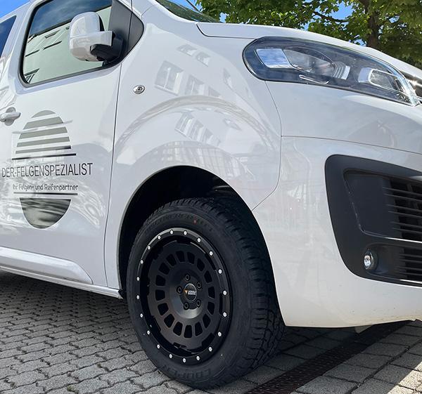 Höherlegungsfahrwerk für Peugeot Expert Traveller 40mm Twin-Monotube Projekt Eibach Höherlegungsfedern Koni HA Dämpfer