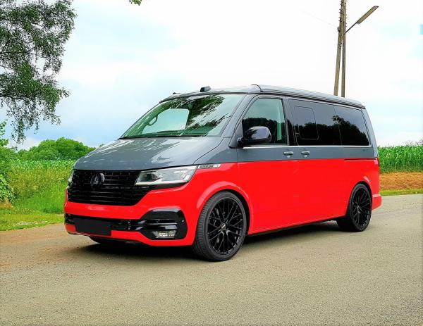Twin Monotube Felge 20.2 deep concave seidenmatt schwarz 9x20 ET39 für VW T5 T6 T6.1