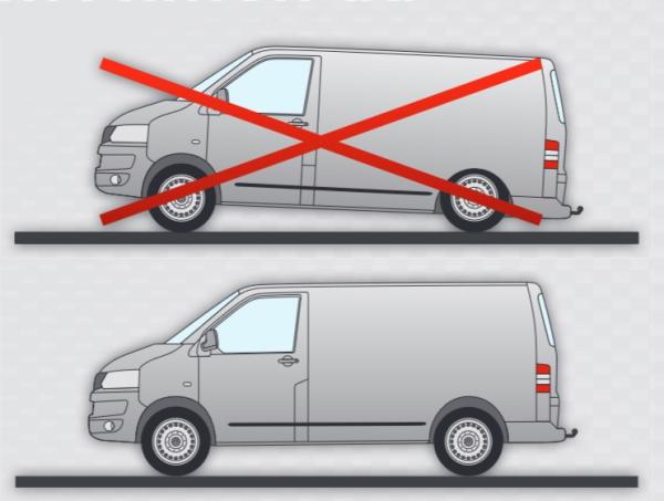 für Ford Transit VII FWD V363 290 310 MAD Zusatzfedern HA Frontantrieb HV-068260